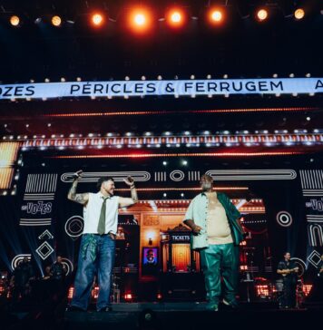 Estreia de “As Vozes” em Recife mostra a força do encontro entre Péricles e Ferrugem
